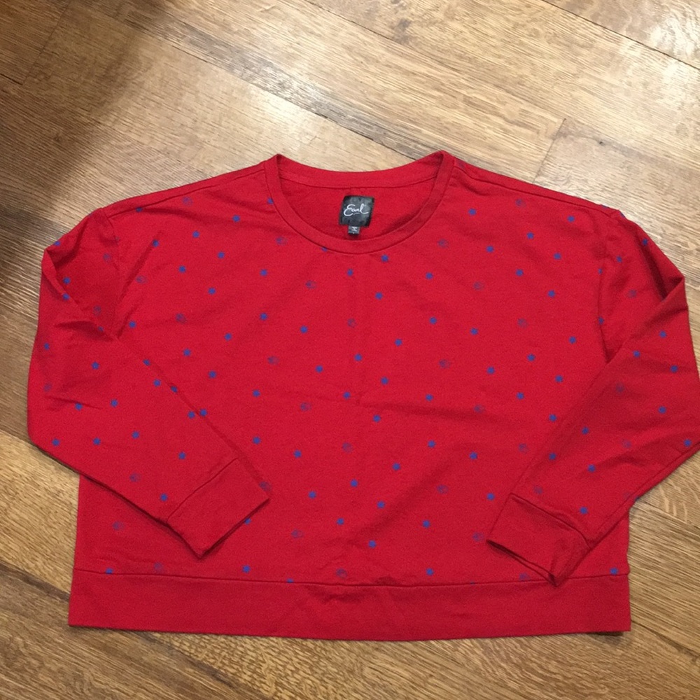 Earl Jeans Sweatshirt with Stars size Large